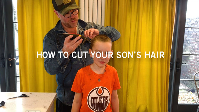 How to cut your son's hair.