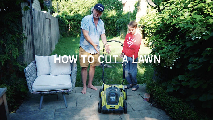 How to cut a lawn