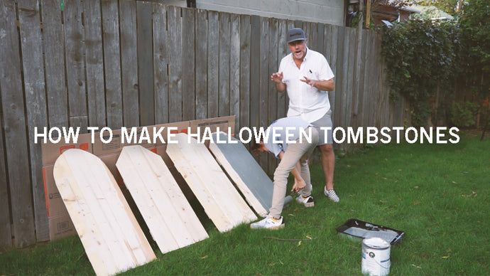 How to make Halloween Tombstones