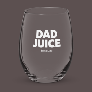 Dad Juice Glass